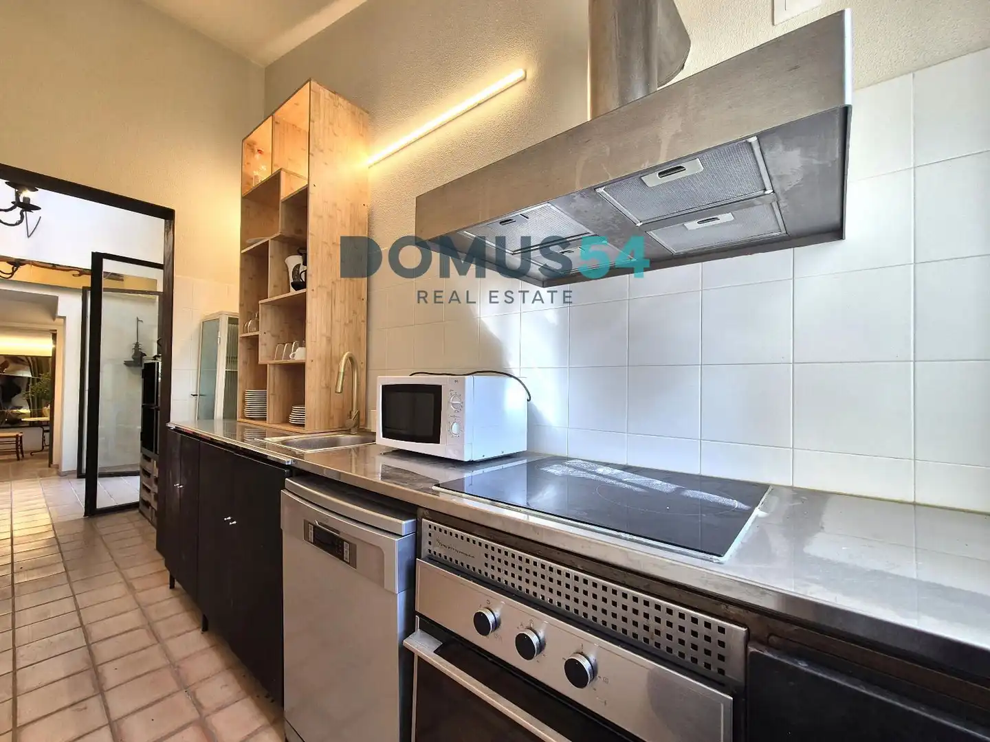Cocina de Finca rústica de alquiler en Petra con Aire acondicionado, Terraza y Piscina