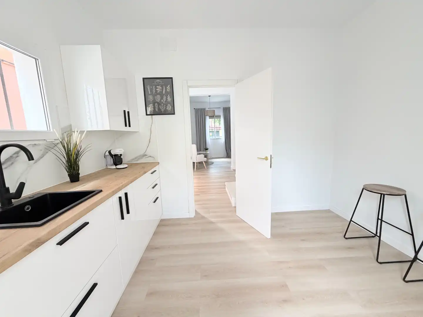 Cocina de Casa o chalet en venta en Bormujos con Parquet y Terraza