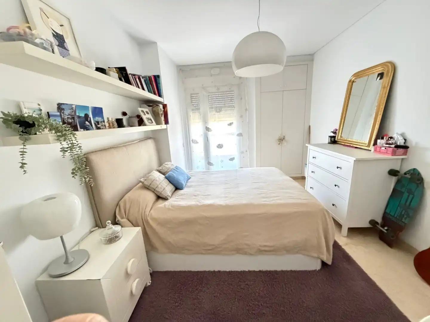 Schlafzimmer von Wohnung zur Miete in Almería mit Klimaanlage, Heizung und Terrasse