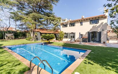 Garden of House or chalet for sale in Sant Cugat del Vallès  with Air Conditioner, Heating and Storage room