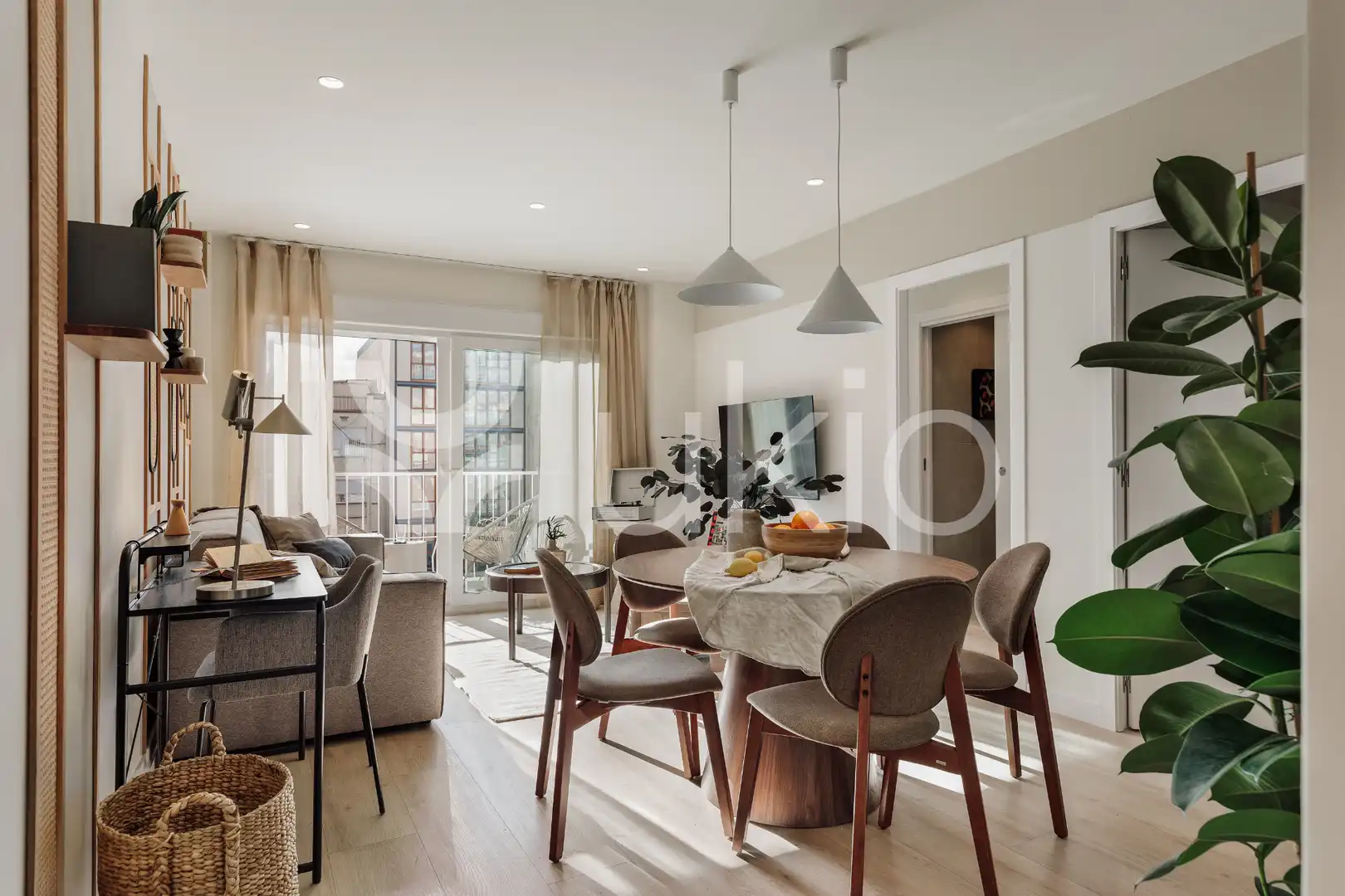 Dining room of Apartments for rent in Barcelona  with Air Conditioner, Furnished and Oven