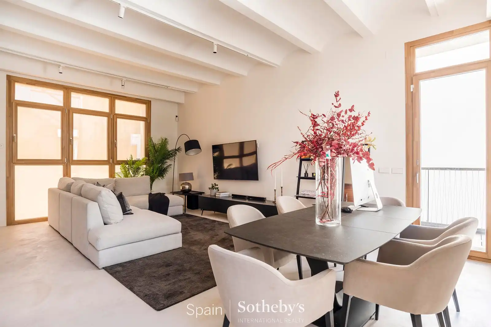 Sala de estar de Ático en venta en Madrid con Aire acondicionado, Calefacción y Jardín privado