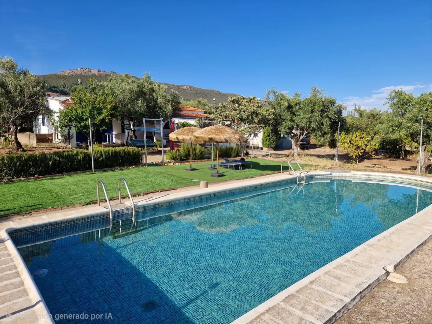 Piscina de Finca rústica en venta en Mirabel con Aire acondicionado, Calefacción y Trastero