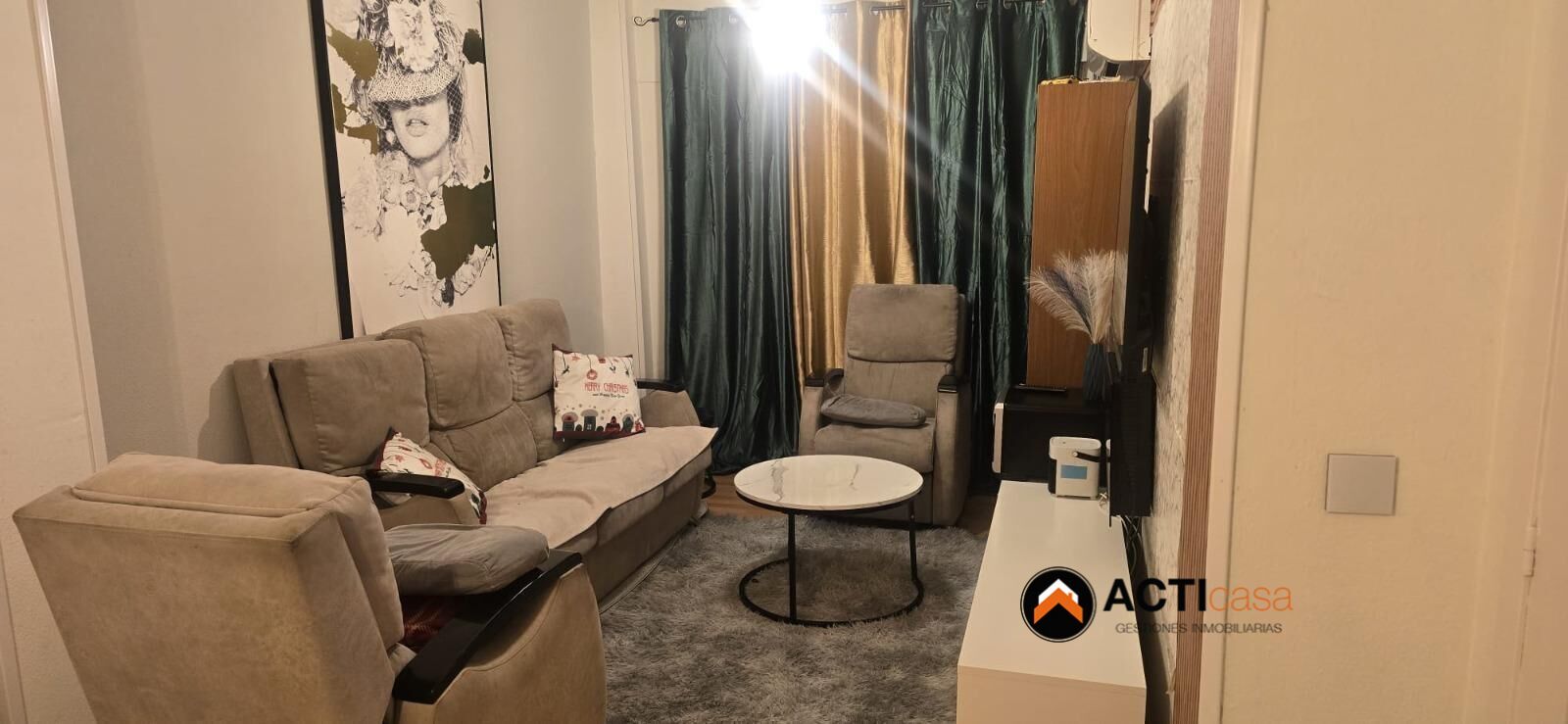 Living room of Flat for sale in Cáceres Capital  with Air Conditioner