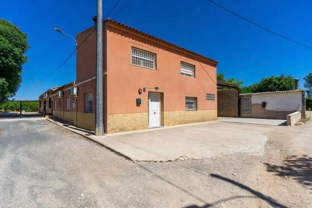 Vista exterior de Finca rústica en venta en Las Torres de Cotillas con Aire acondicionado, Jardín privado y Trastero