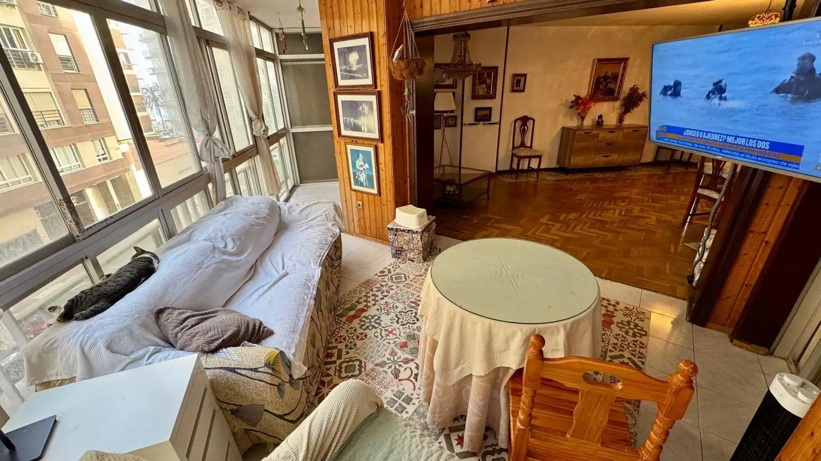 Sala de estar de Piso en venta en Málaga con Aire acondicionado