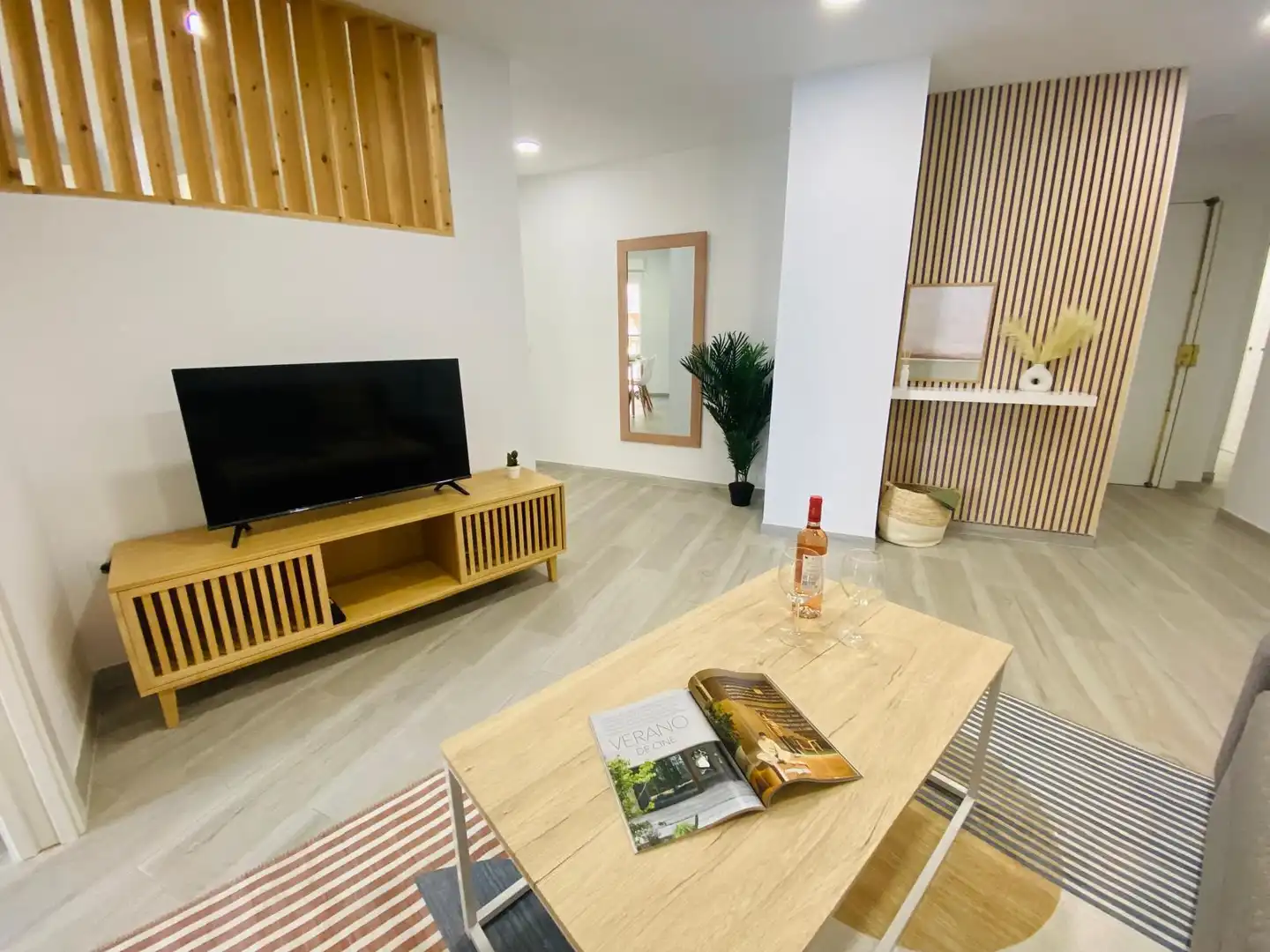 Sala de estar de Piso de alquiler en Málaga con Aire acondicionado, Calefacción y Amueblado