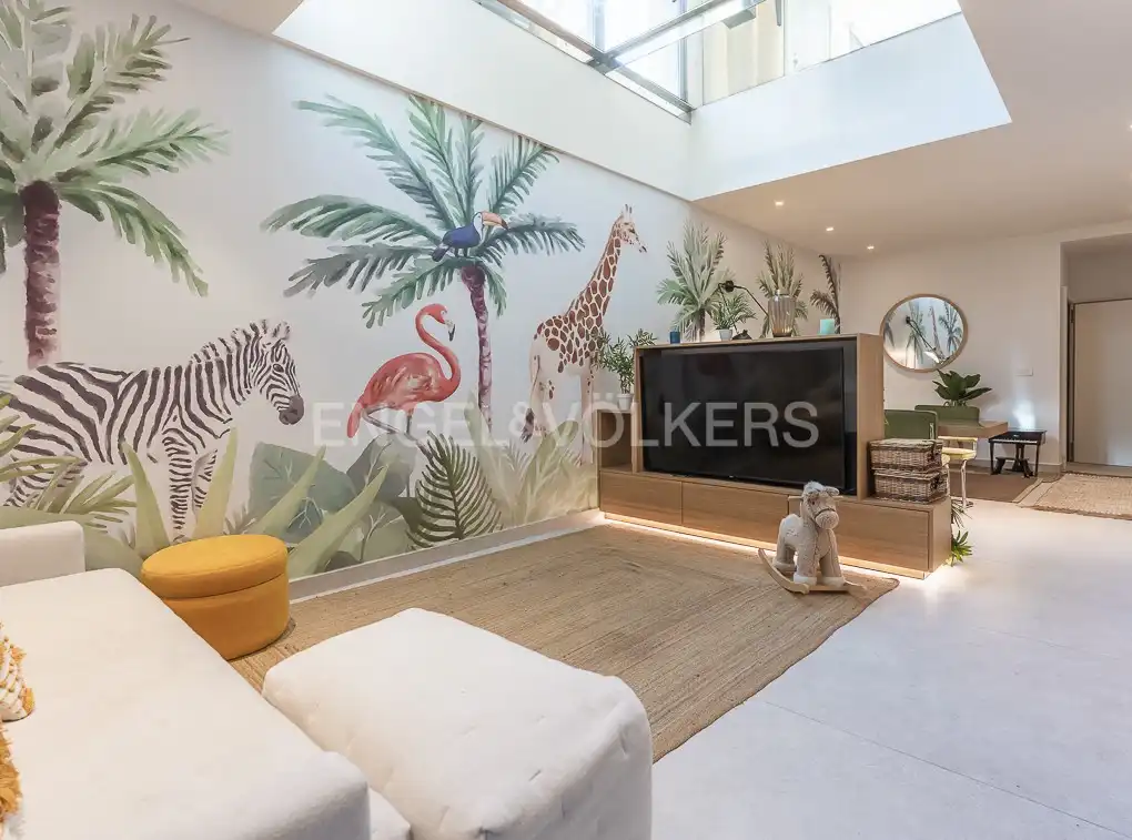Living room of Detached homes for sale in Gavà  with Air Conditioner, Heating and Private garden