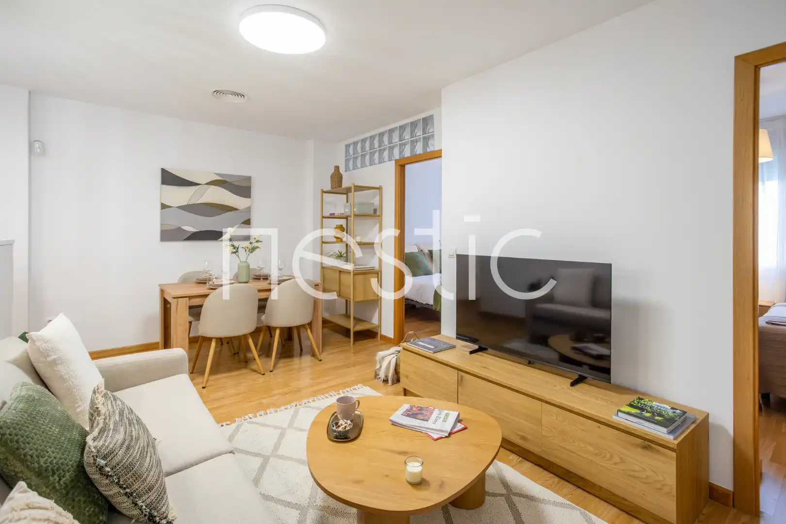 Wohnzimmer von Wohnungen zur Miete in Madrid mit Klimaanlage, Heizung und Möbliert