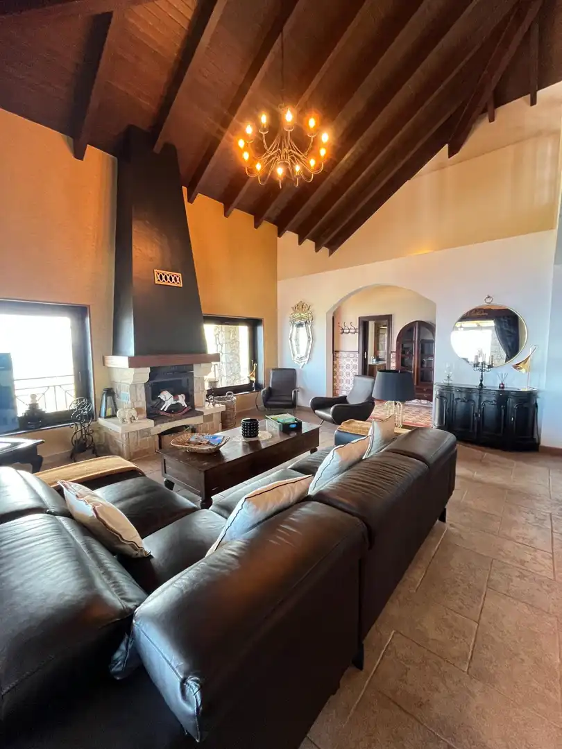 Sala de estar de Casa o chalet en venta en Moya (Las Palmas) con Jardín privado, Terraza y Amueblado