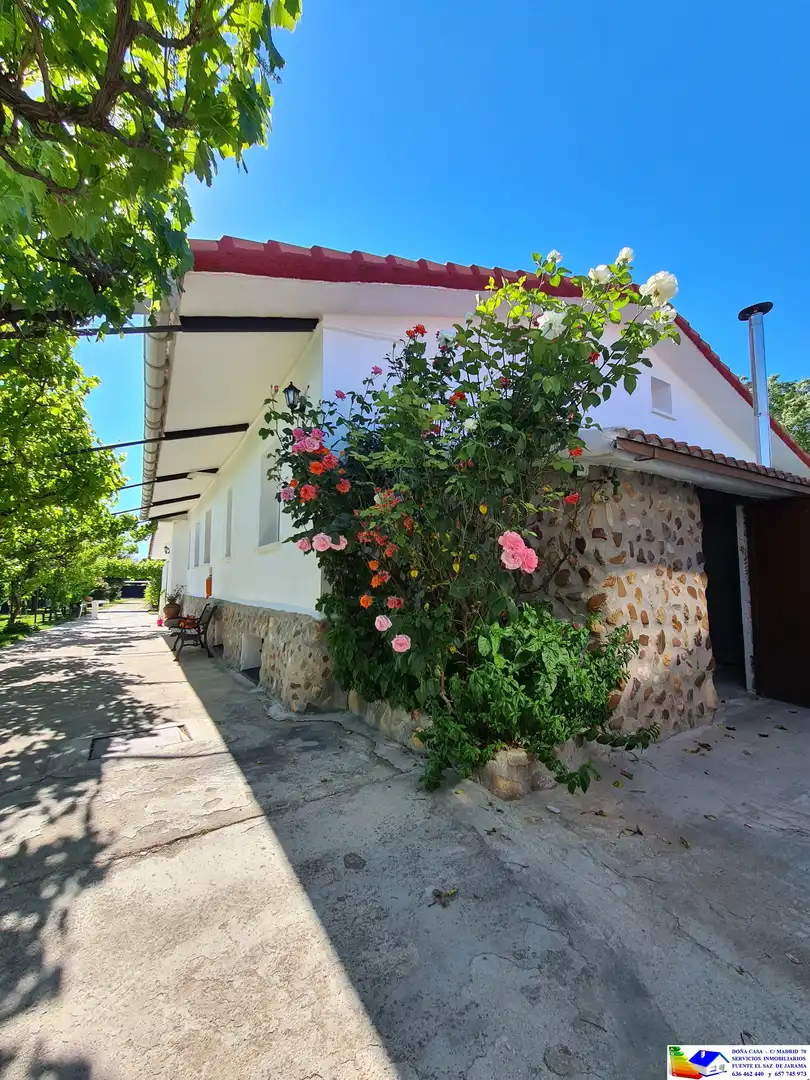 Jardín de Casa o chalet en venta en Fuente El Saz de Jarama con Aire acondicionado, Calefacción y Jardín privado