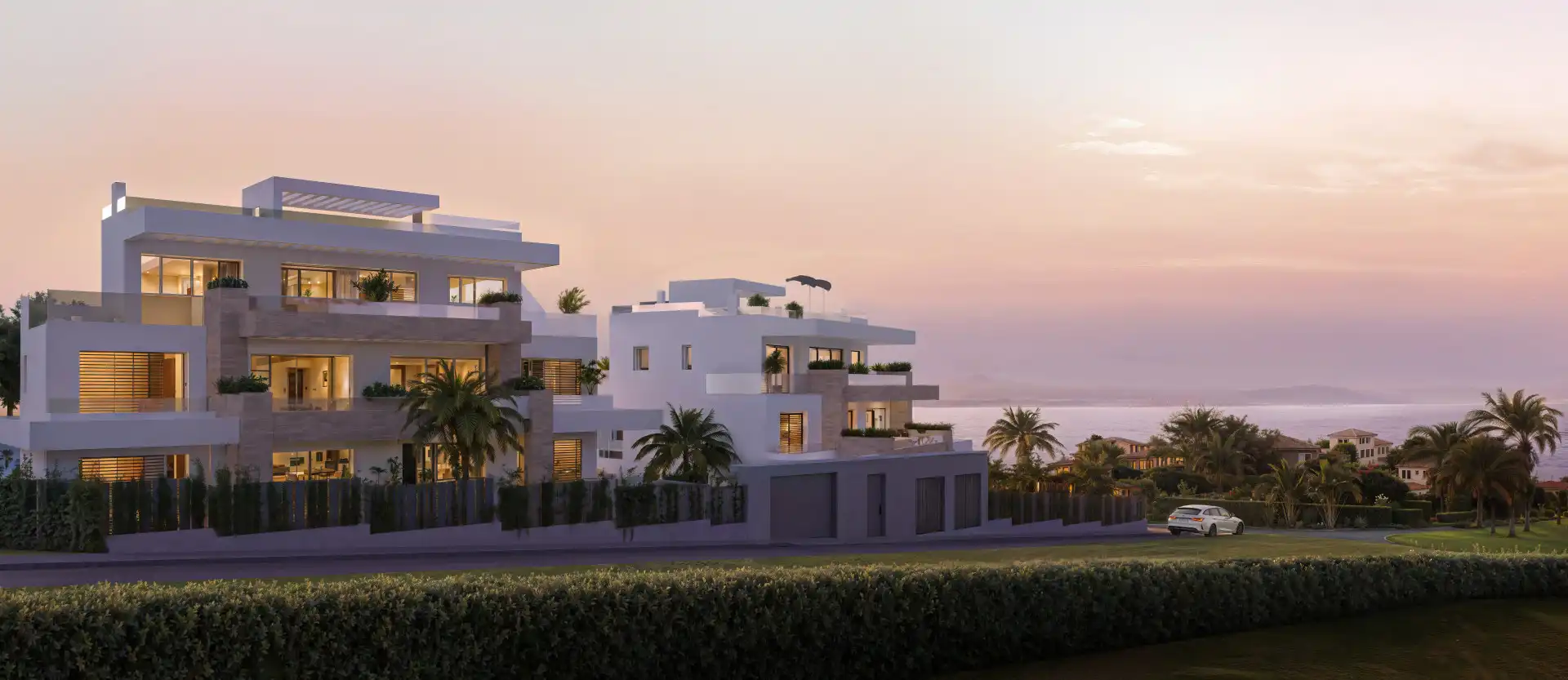 Vista exterior de Apartamento en venta en Estepona con Terraza, Piscina y Piscina comunitaria