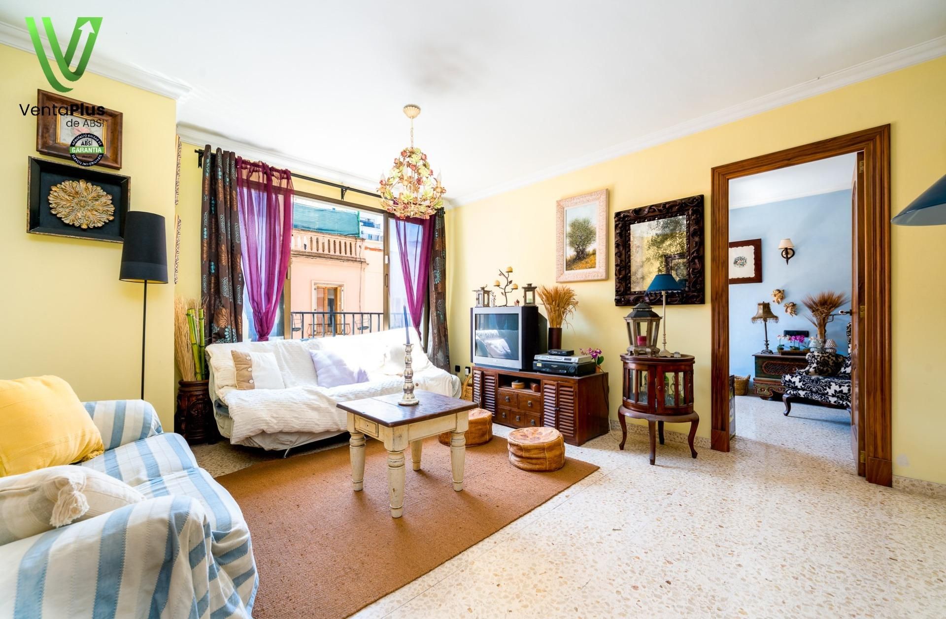 Sala d'estar de Pis en venda en  Palma de Mallorca