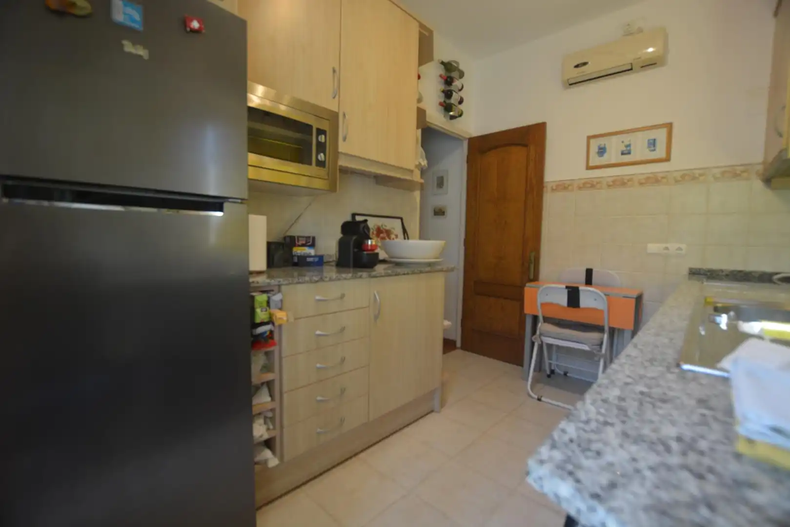 Cuina de Casa o xalet en venda en Es Mercadal amb Aire condicionat, Jardí privat i Parquet
