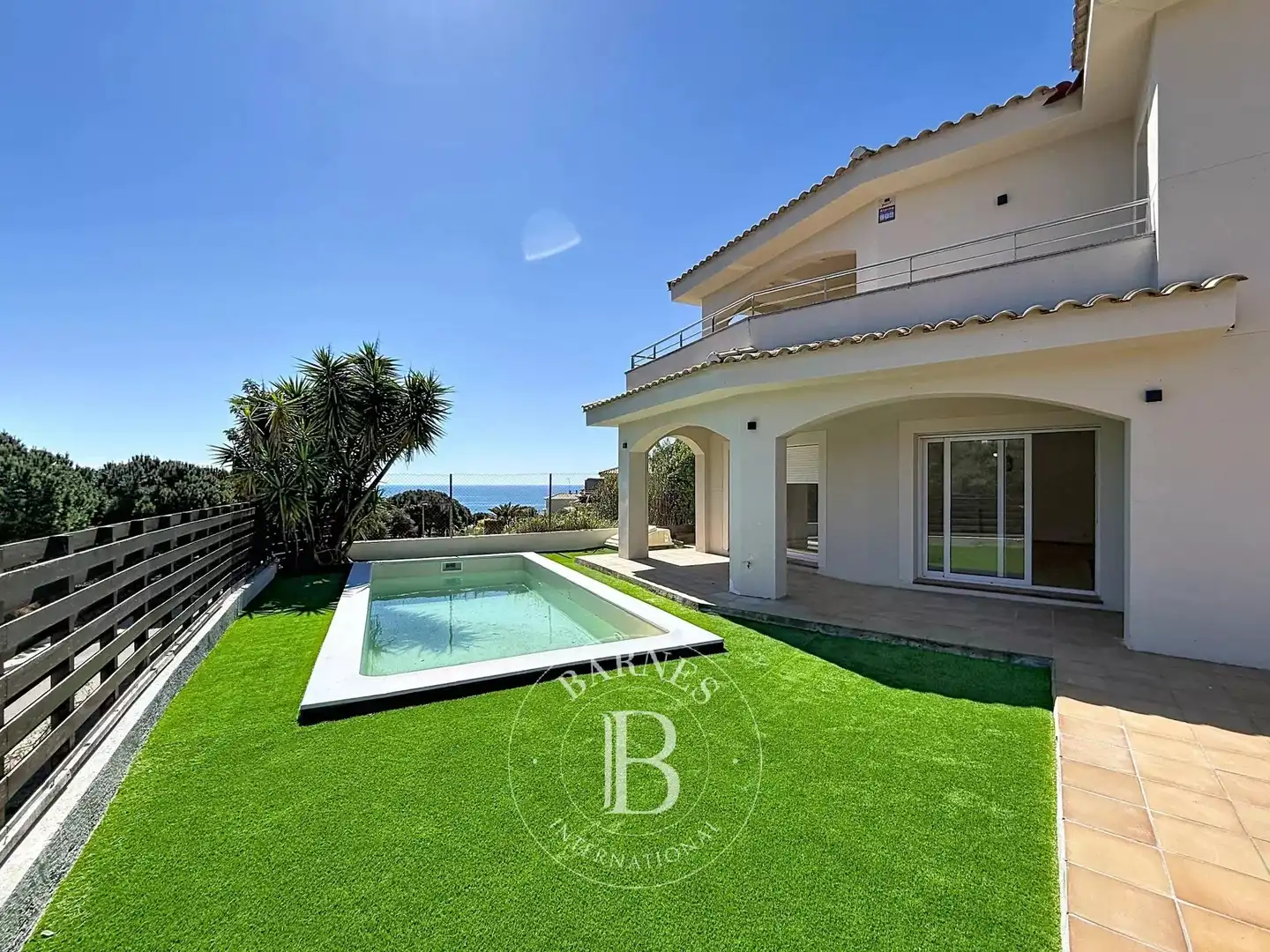 Garden of Houses for sale in Sant Pol de Mar  with Air Conditioner, Heating and Swimming Pool