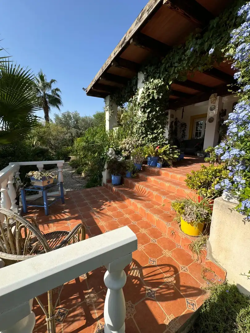 Terrassa de Finca rústica en venda en Elche / Elx amb Aire condicionat, Calefacció i Jardí privat
