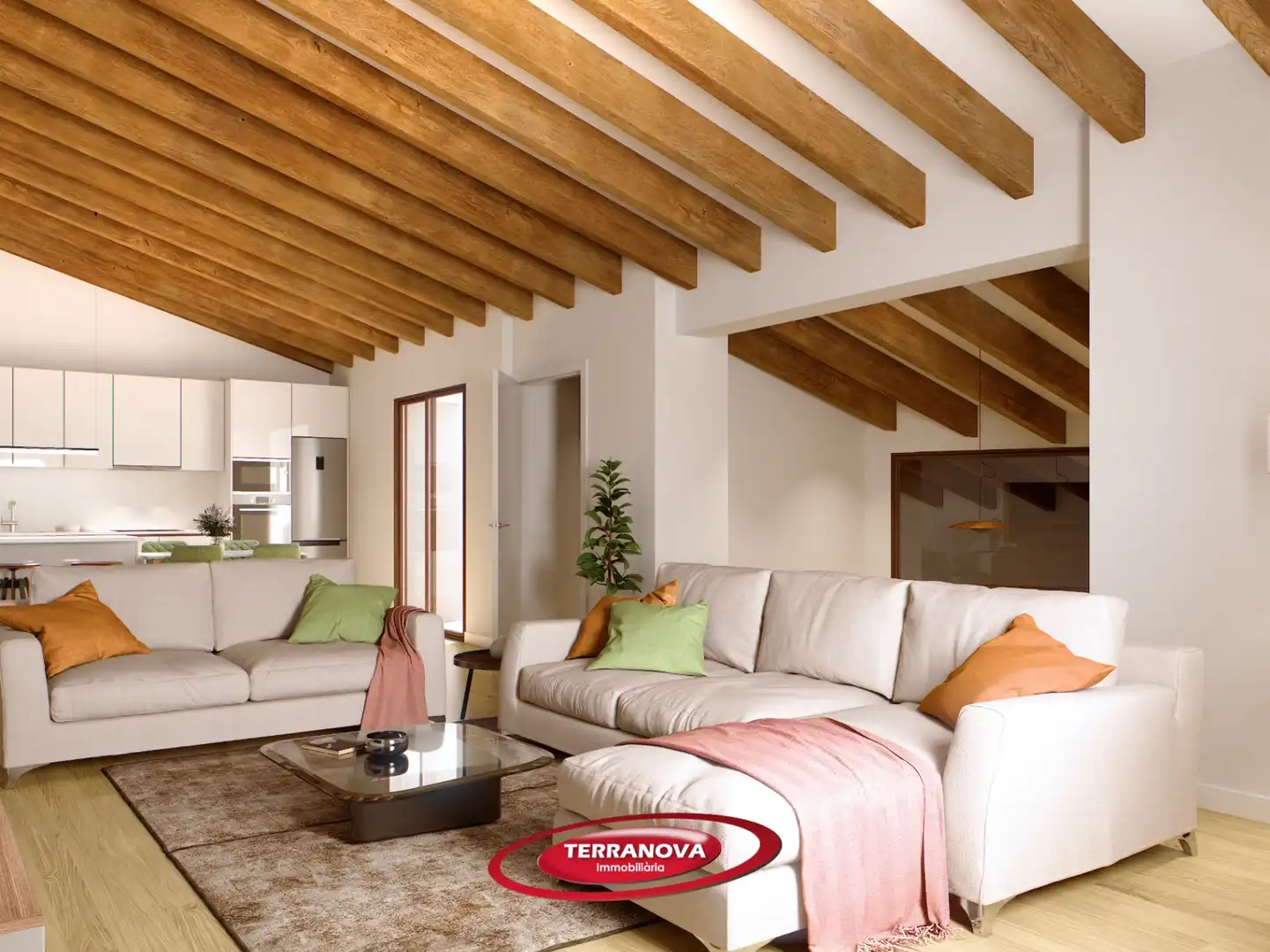 Sala d'estar de Finca rústica en venda en L'Ametlla del Vallès amb Calefacció i Terrassa