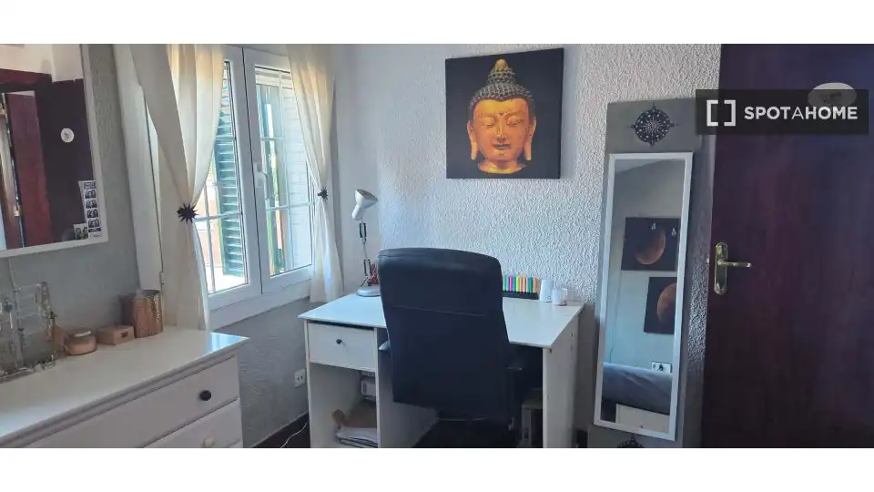 Bedroom of Flat for share in Sant Andreu de Llavaneres  with Air Conditioner, Terrace and Furnished