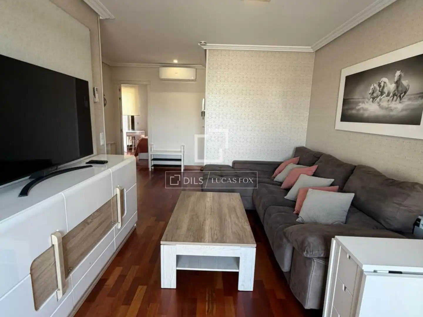 Living room of Flat for rent in Majadahonda  with Air Conditioner, Heating and Private garden