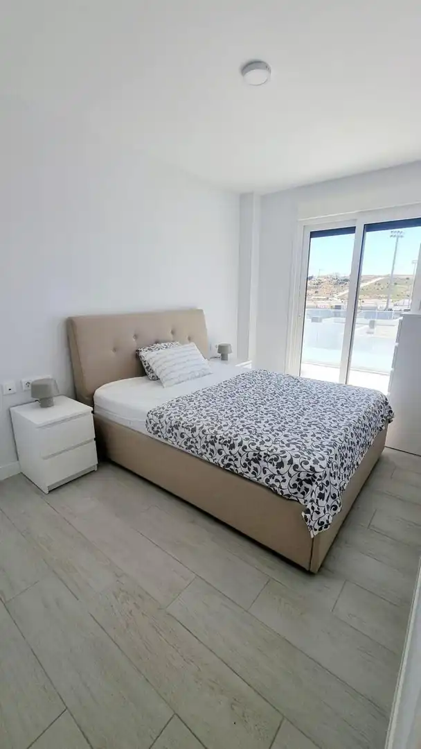 Bedroom of Attic for rent in Estepona  with Air Conditioner, Terrace and Swimming Pool