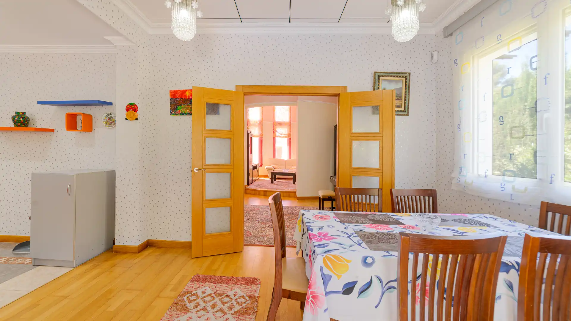 Comedor de Casa o chalet en venta en Pilar de la Horadada con Aire acondicionado, Calefacción y Jardín privado