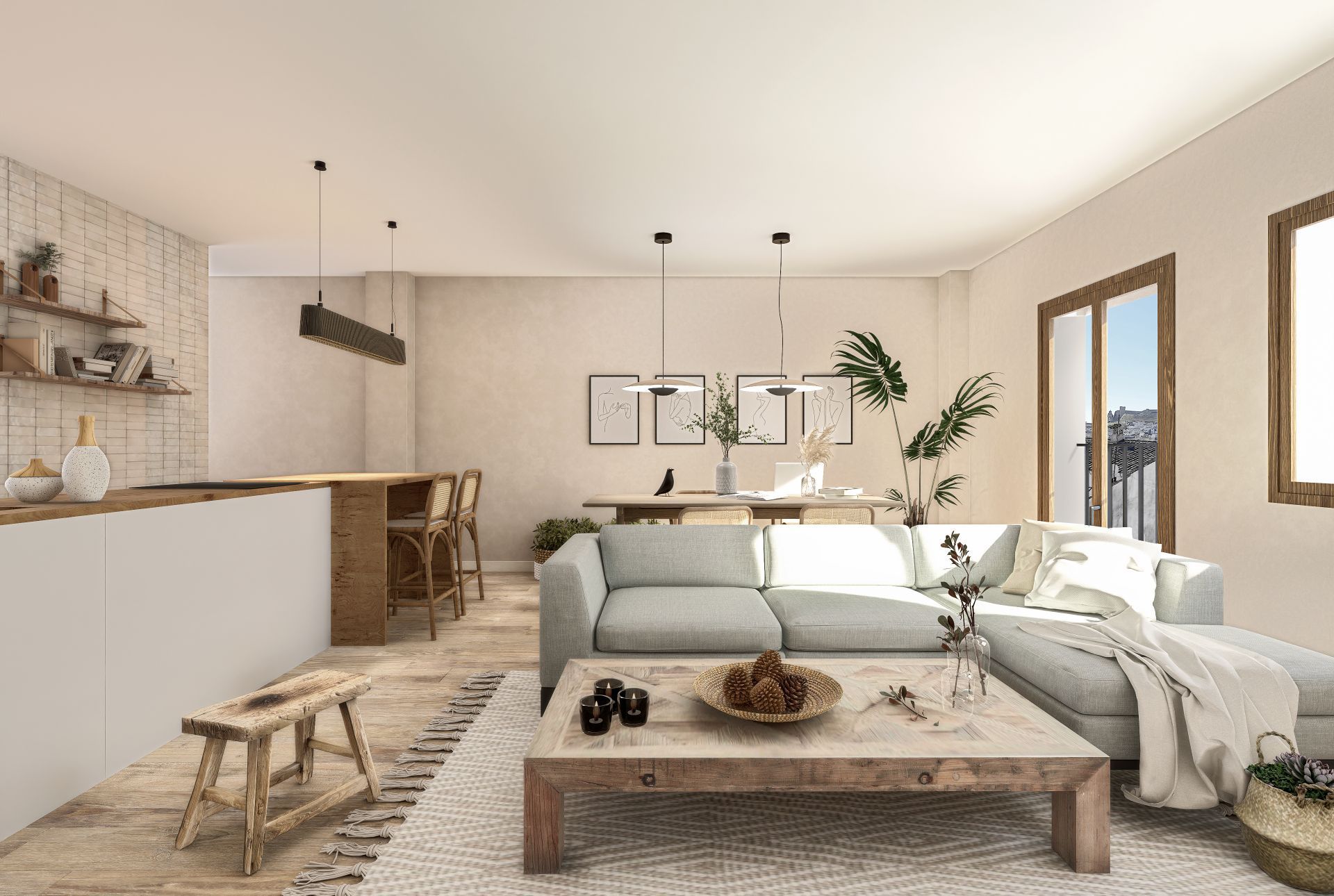Sala de estar de Piso en venta en Aracena con Trastero
