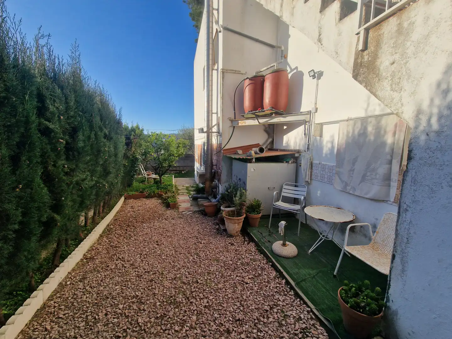 Jardí de Casa o xalet en venda en Cubelles amb Calefacció, Jardí privat i Terrassa