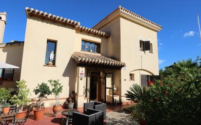 Exterior view of House or chalet for sale in Fuente Álamo de Murcia  with Air Conditioner, Private garden and Swimming Pool