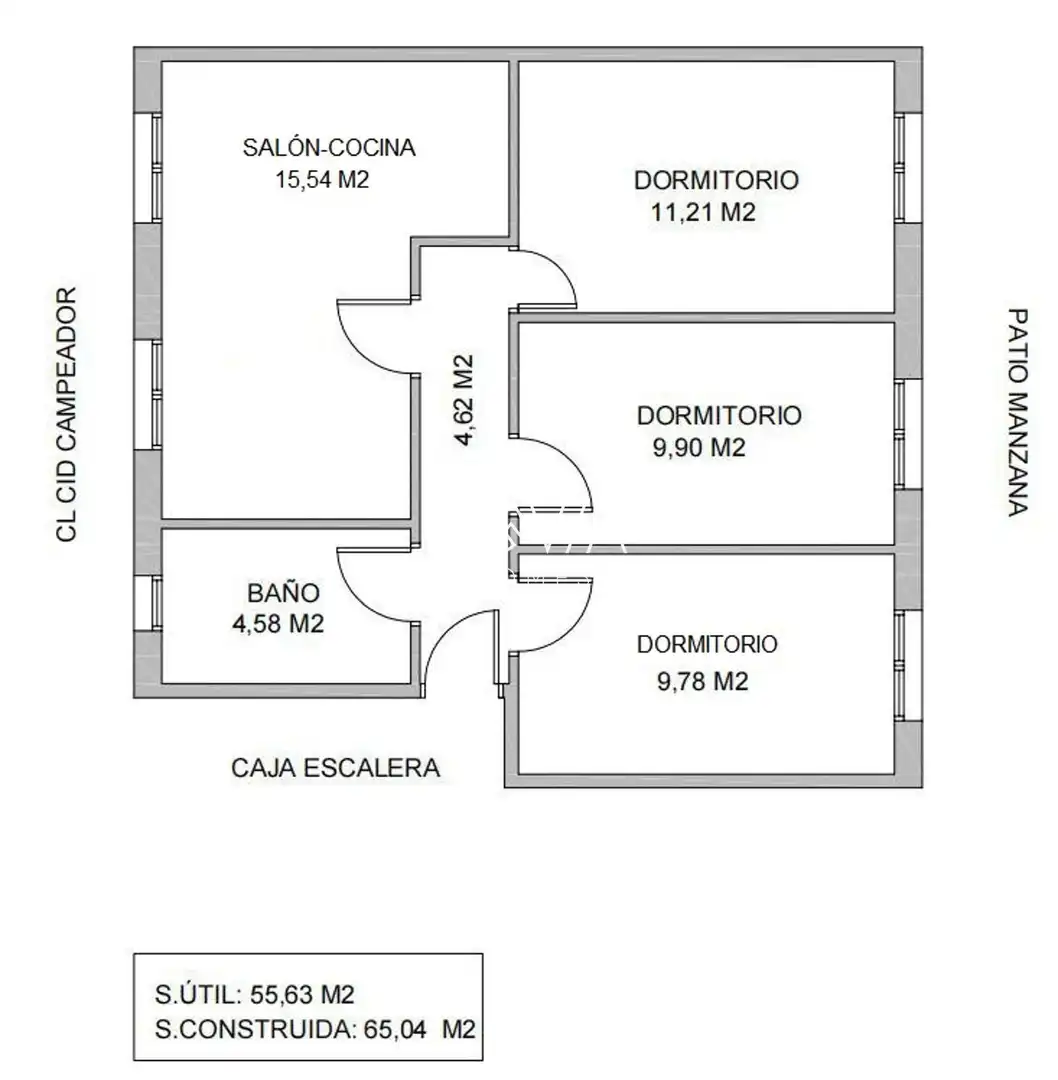 Flat for sale in Castrillón