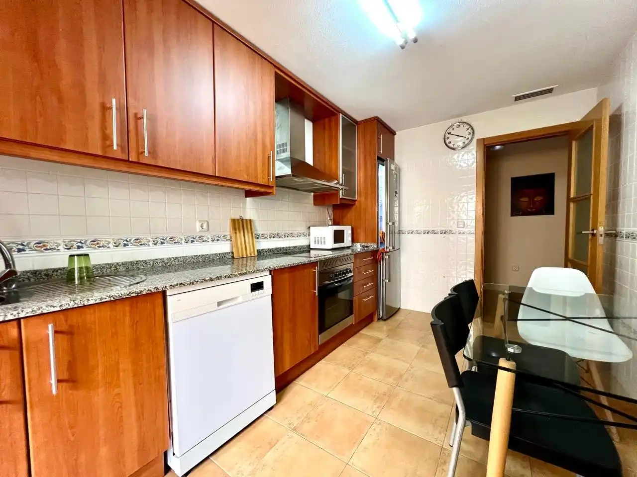 Cocina de Piso de alquiler en Molina de Segura con Terraza, Amueblado y Piscina comunitaria