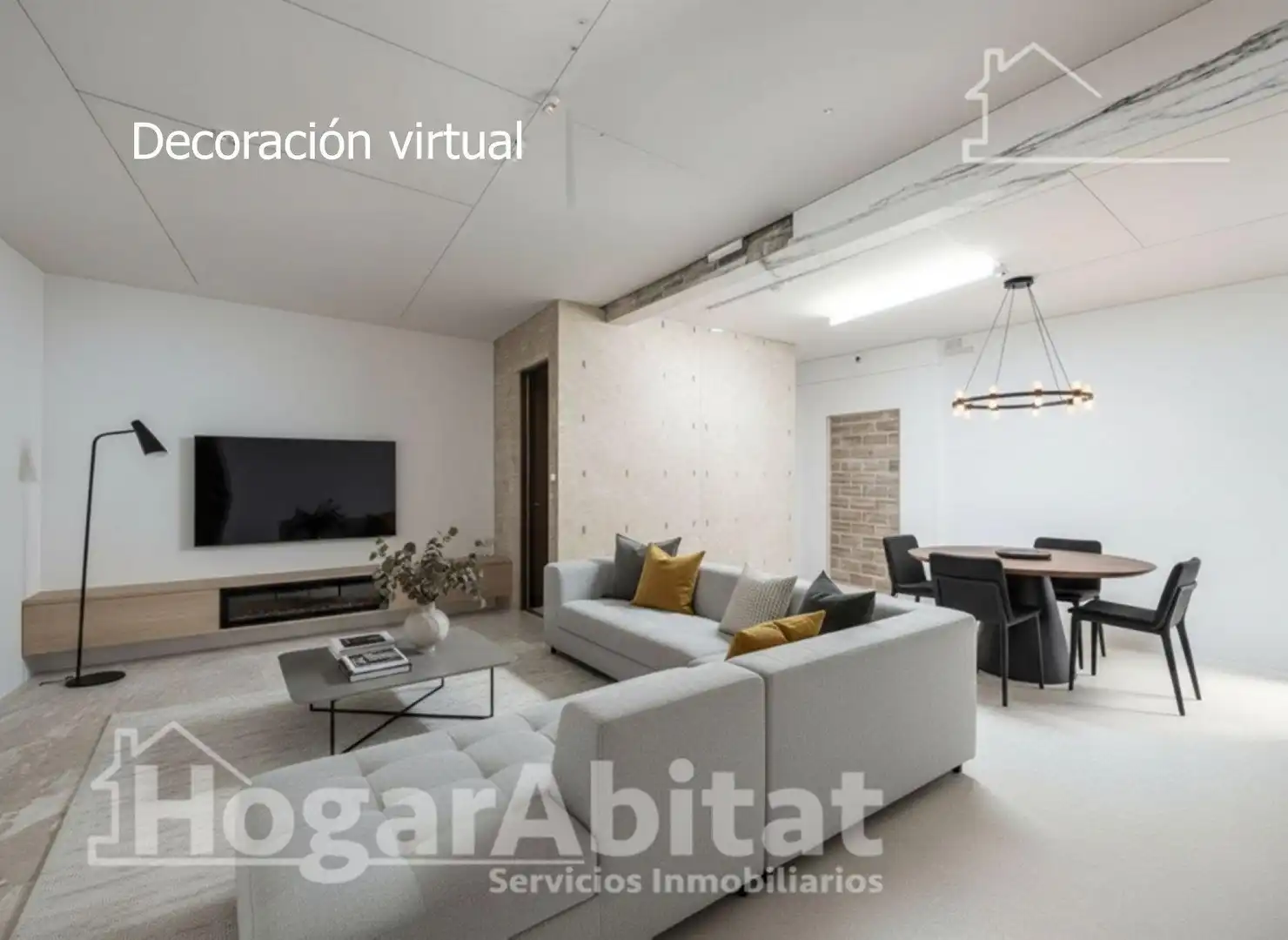 Sala d'estar de Casa o xalet en venda en Santa Pola amb Aire condicionat, Parquet i Terrassa