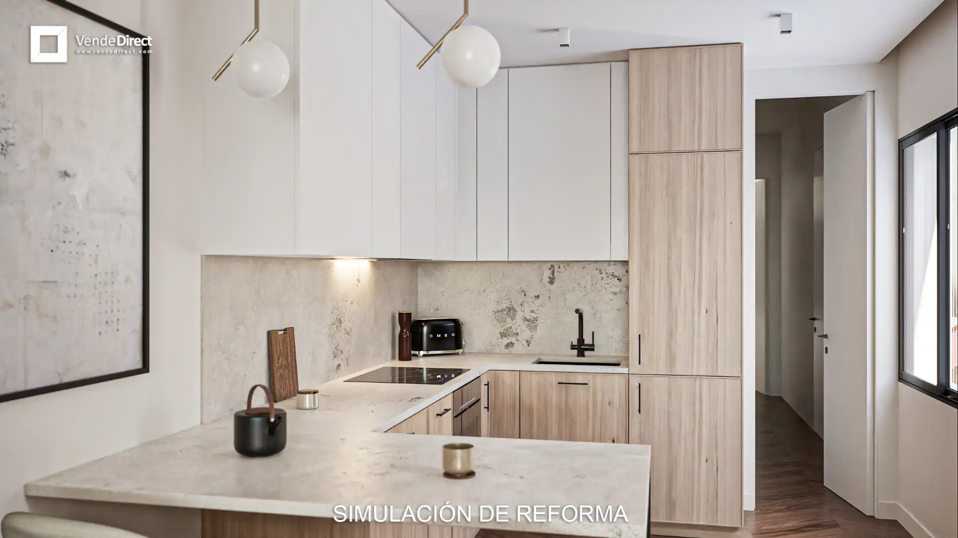 Cocina de Piso en venta en Madrid con Aire acondicionado, Calefacción y Alarma