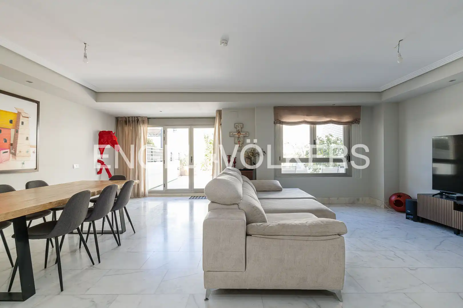 Living room of Detached homes for rent in Boadilla del Monte  with Air Conditioner, Heating and Parquet flooring