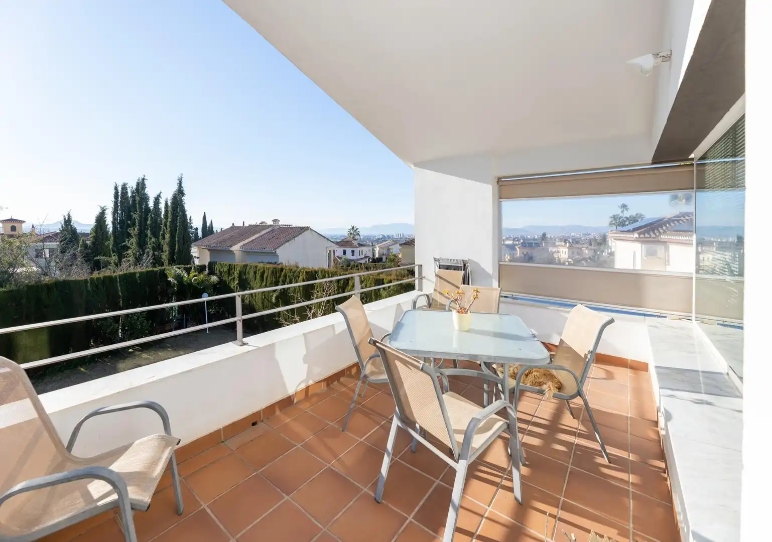 Terraza de Casa o chalet en venta en Cájar con Calefacción, Piscina y Alarma