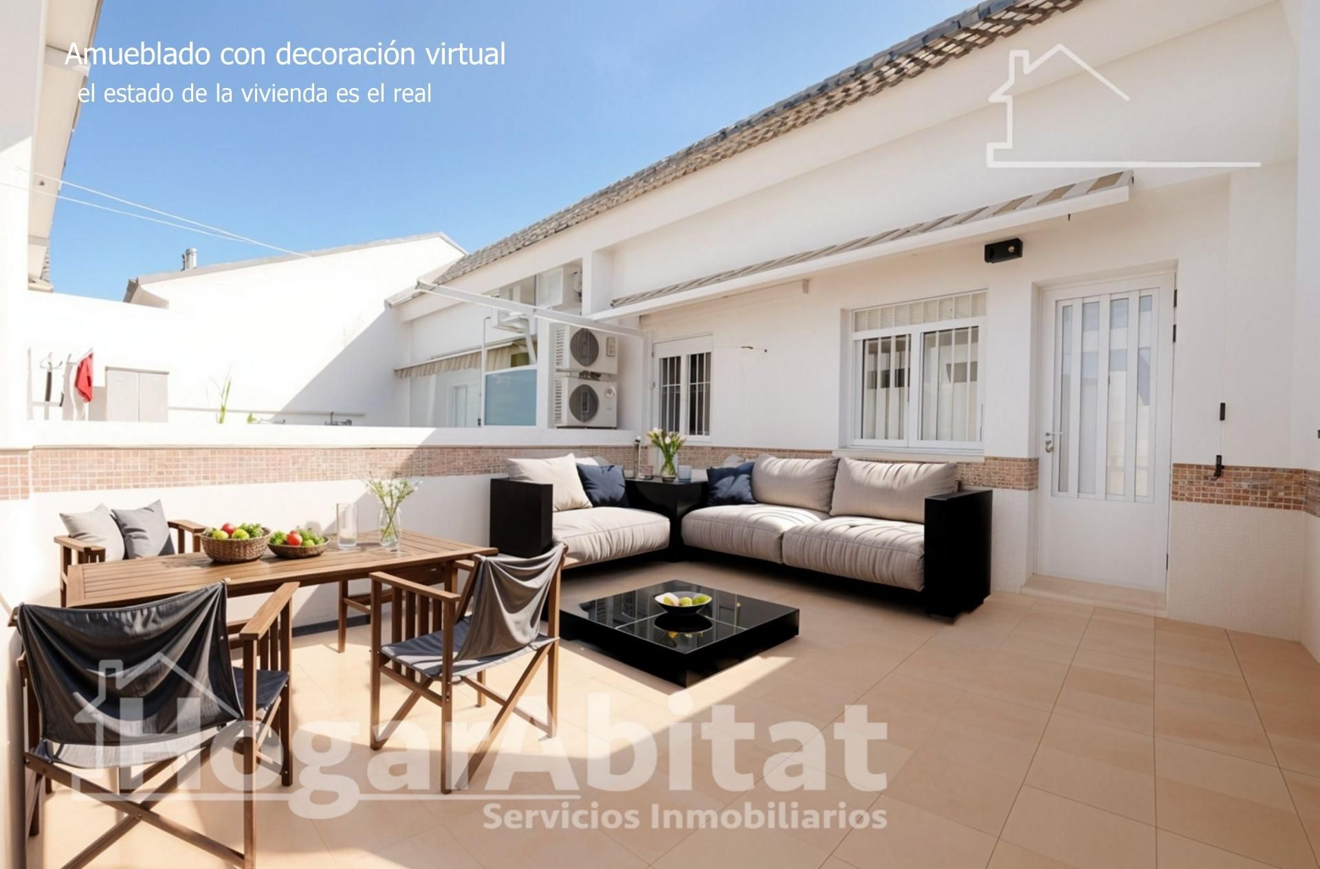 Terrasse von Dachboden zum verkauf in Gandia mit Terrasse, Abstellraum und Balkon