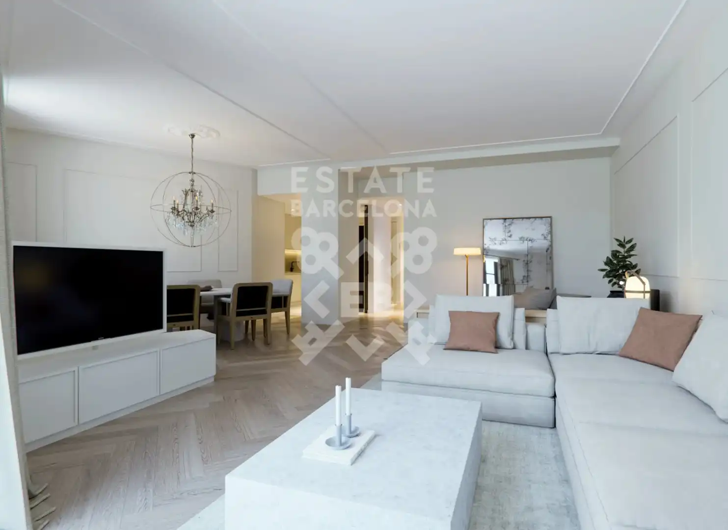 Appartamento con terrazza in vendita a Carrer de Còrsega, imagen 2