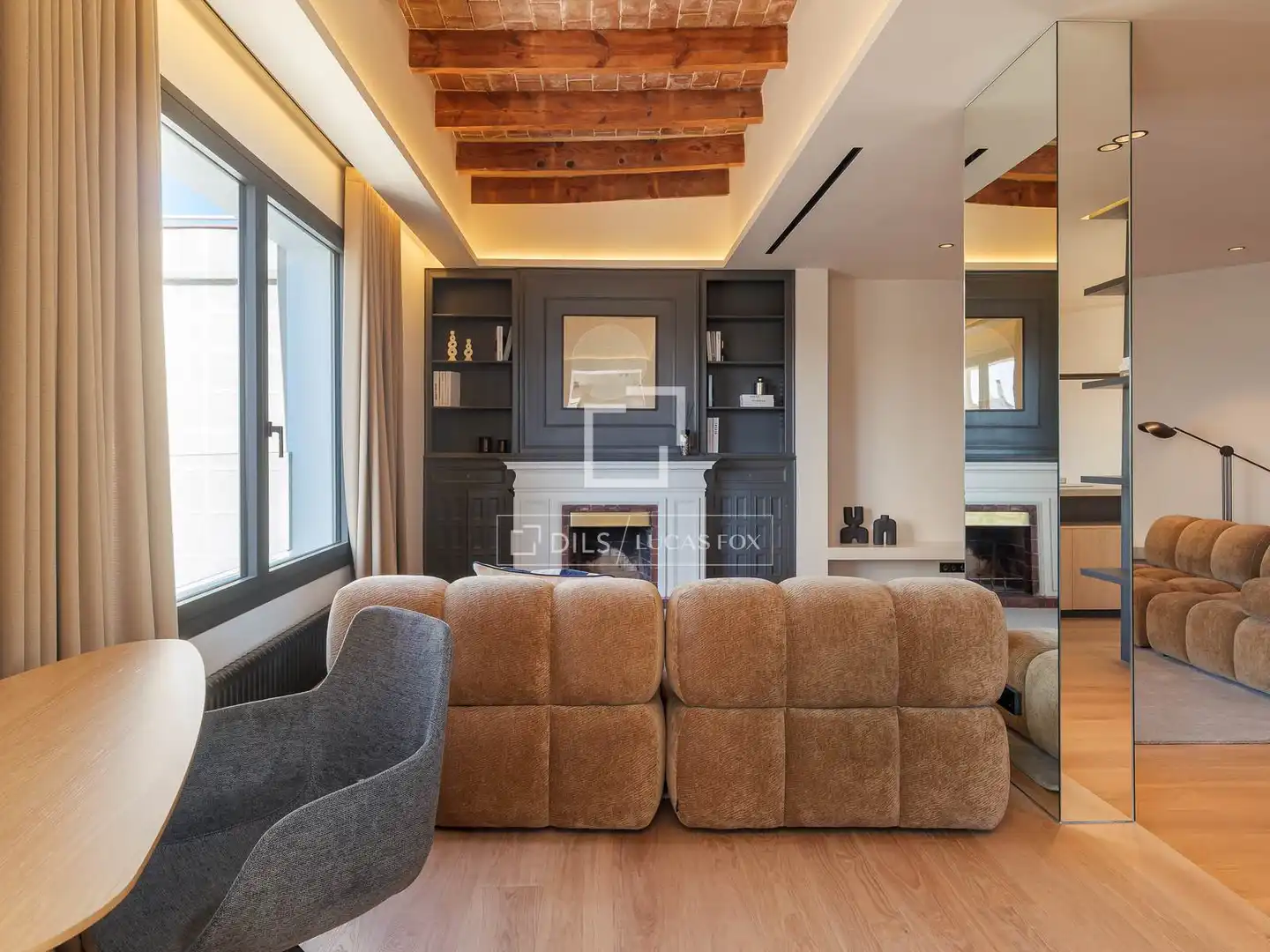 Sala de estar de Piso en venta en Barcelona con Aire acondicionado, Calefacción y Terraza