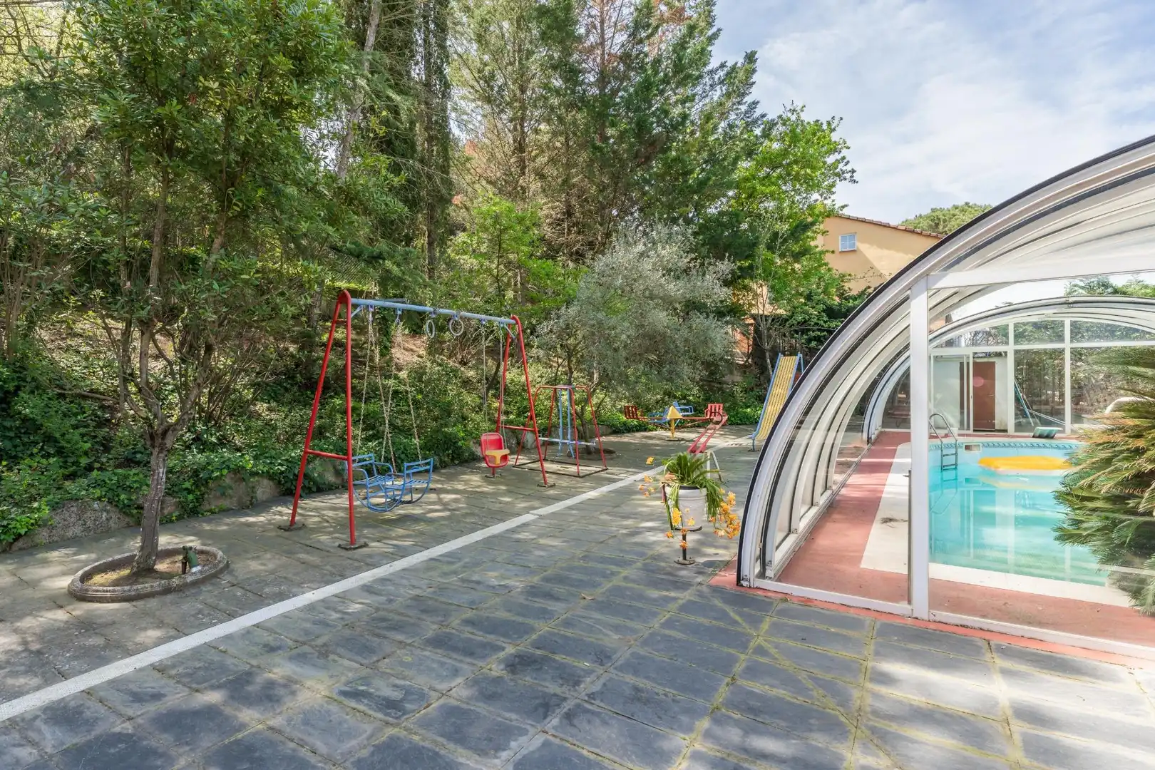 Terraza de Casa o chalet en venta en Vilanova del Vallès con Aire acondicionado, Calefacción y Jardín privado