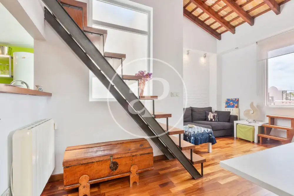 Sala de estar de Ático en venta en Valencia con Aire acondicionado, Calefacción y Terraza
