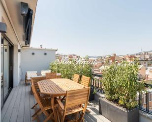 Terrace of Attic to rent in  Barcelona Capital  with Air Conditioner, Heating and Terrace