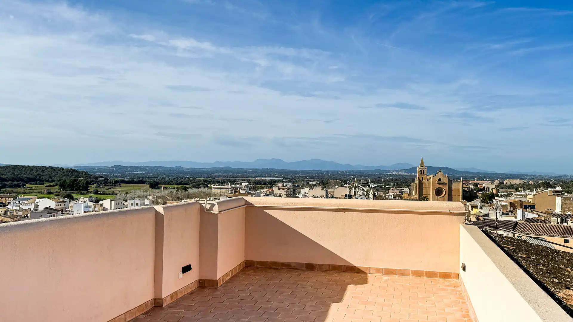 Terrasse von Dachboden zum Verkauf in Felanitx mit Klimaanlage, Terrasse und Balkon