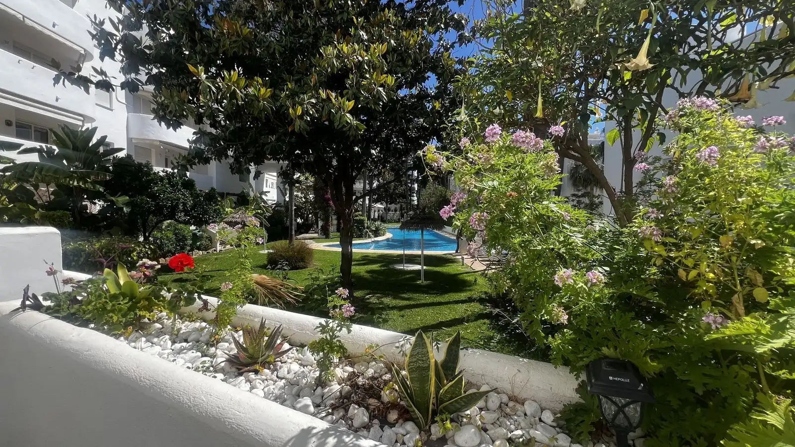 Jardín de Apartamento en venta en Marbella con Aire acondicionado, Terraza y Trastero
