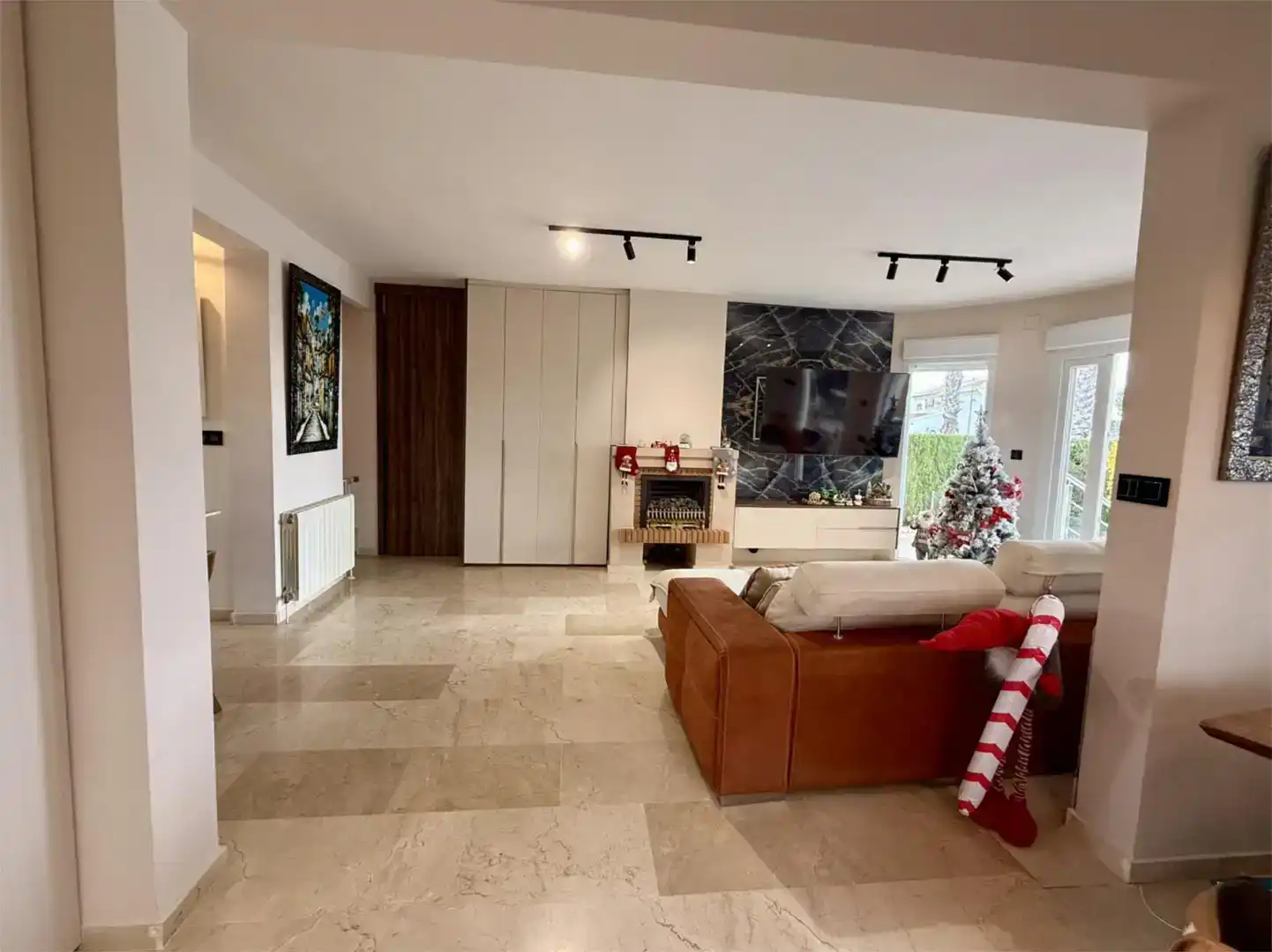 Sala d'estar de Casa o xalet en venda en Orihuela amb Aire condicionat, Piscina i Balcó