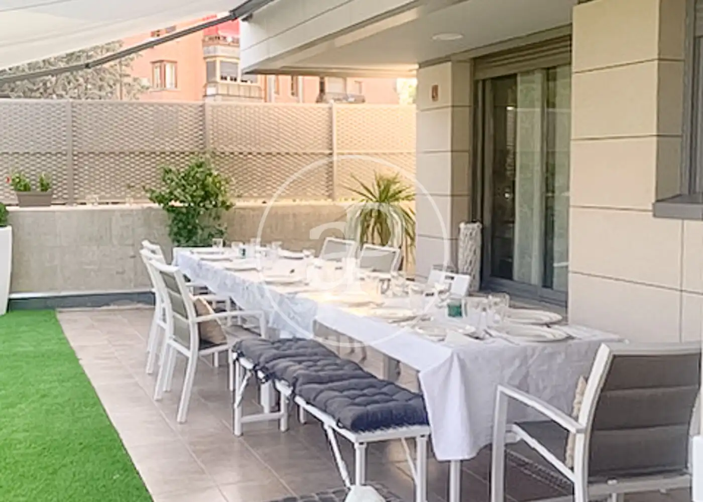 Terrasse von Wohnung zum Verkauf in Madrid mit Klimaanlage, Heizung und Privatgarten
