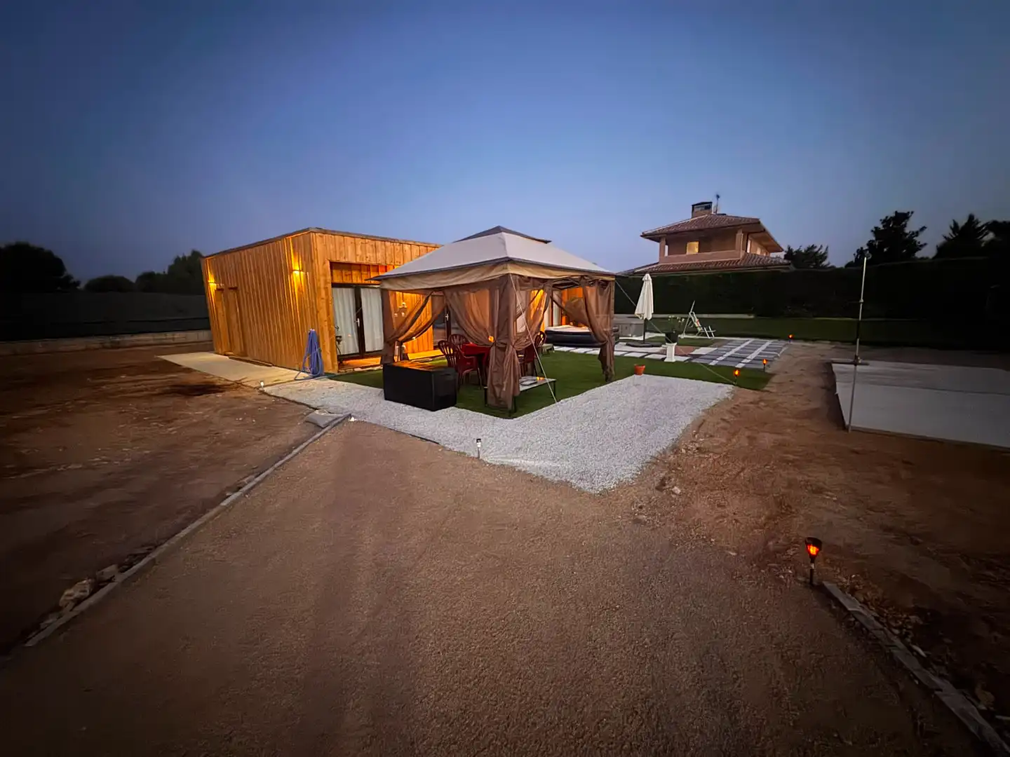 Terraza de Casa o chalet en venta en Lerma con Aire acondicionado, Calefacción y Jardín privado