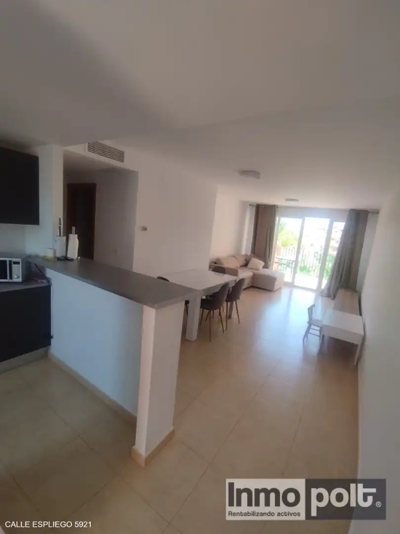 Sala d'estar de Pis en venda en Torre-Pacheco amb Aire condicionat, Jardí privat i Terrassa