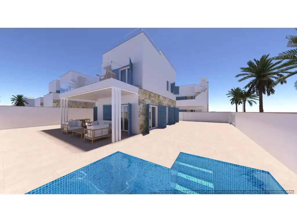 Piscina de Casa o chalet en venta en Pilar de la Horadada con Aire acondicionado, Jardín privado y Piscina