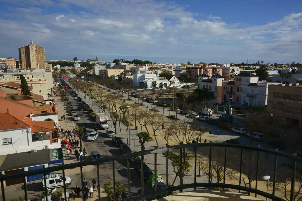 Vista exterior de Piso de alquiler en Sanlúcar de Barrameda con Aire acondicionado y Amueblado