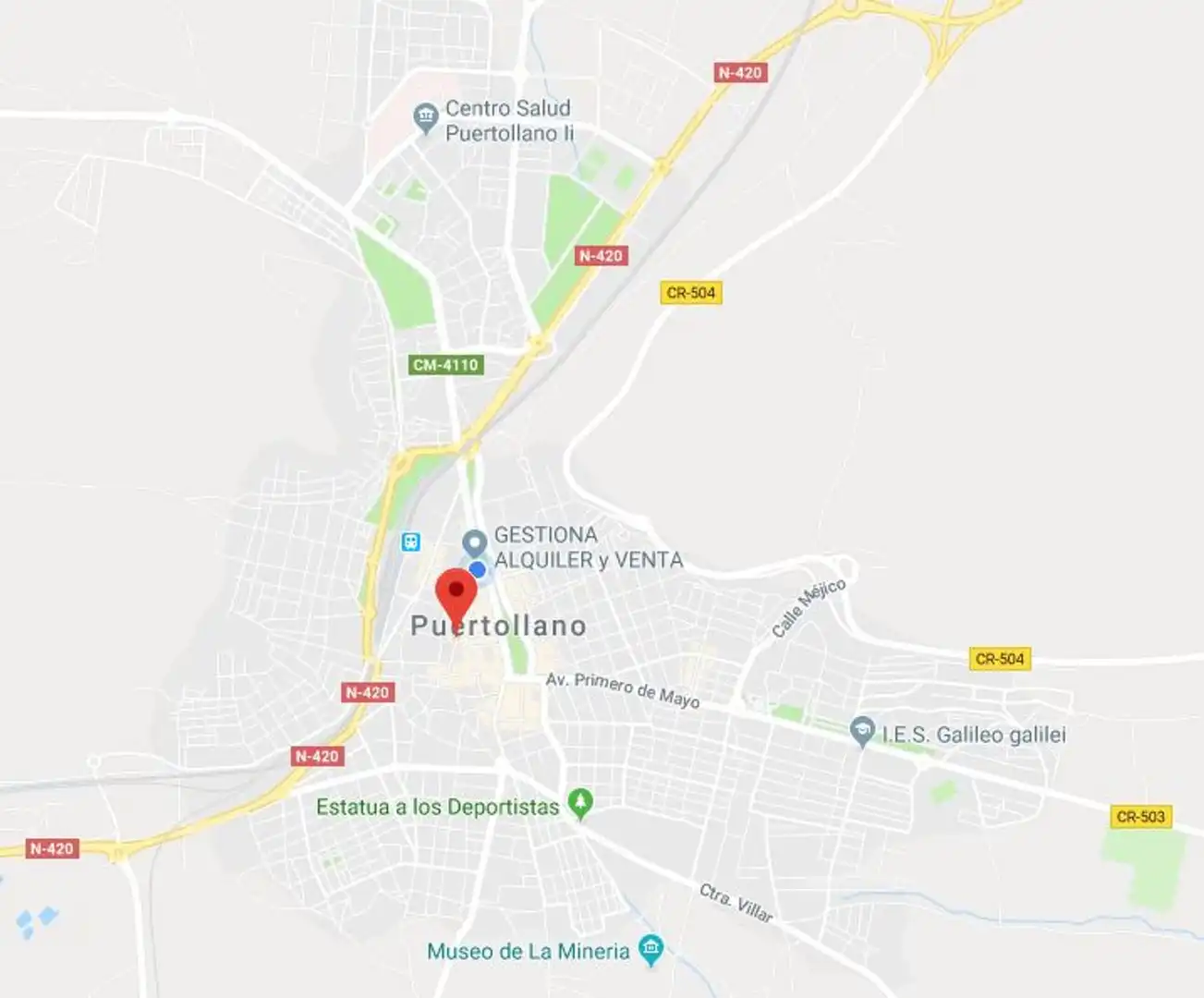 Außenansicht von Garage zum Verkauf in Puertollano