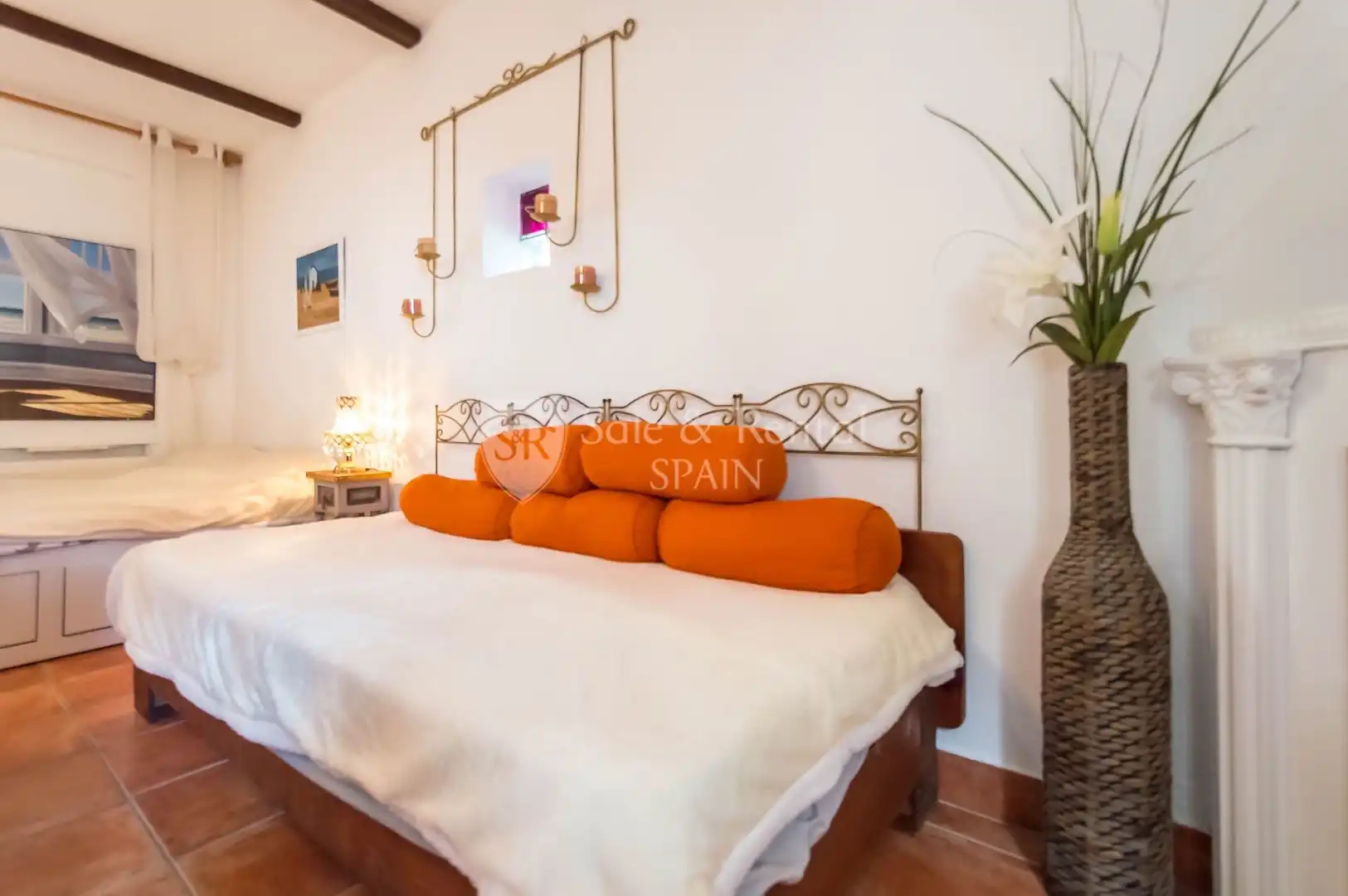 Bedroom of Houses for sale in Lloret de Mar  with Air Conditioner, Heating and Private garden